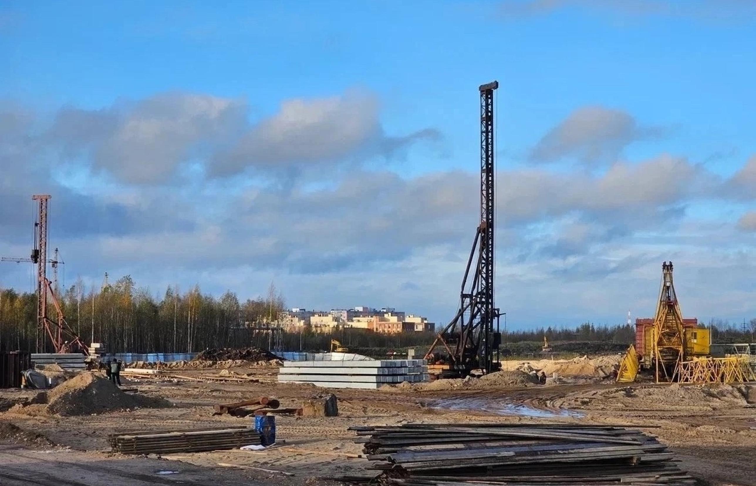 В округе Майская Горка Архангельска строится новая школа